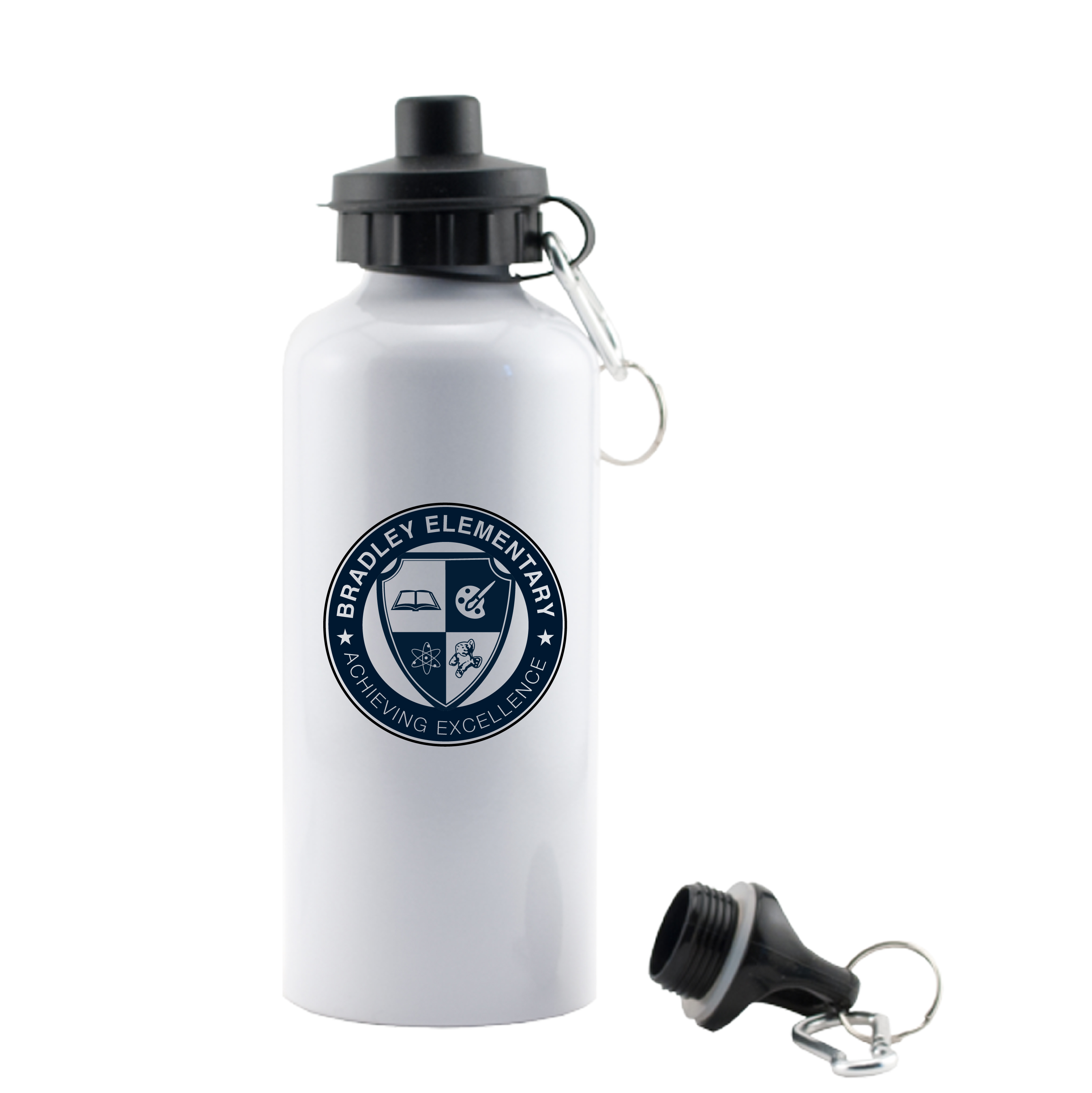 Bradley Elementary School SUBLIMATION ALUMINUM WATER BOTTLE